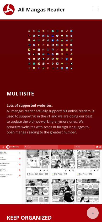 A picture illustrating the project : All Mangas reader