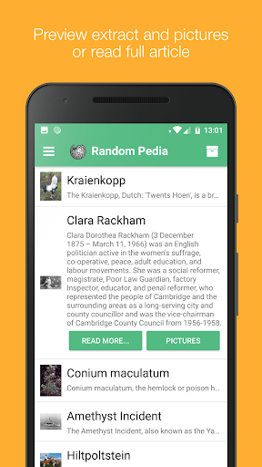 A picture illustrating the project : RandomPedia